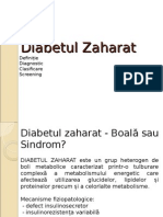 Diabetul Zaharat 