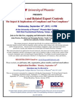 Phoenix-September 16-Academia... Export Compliance