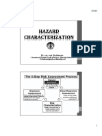 Hazard Assessment (Hazards Charaterization)