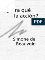 Beauvoir-Para Qué La Acción PDF