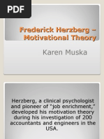 187881092-FrederickHerzberg-MotivationalTheory.ppt