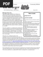 March 2015 Community Bulletin