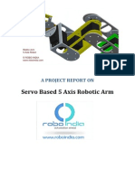 Servo Based 5 Axis Robotic Arm Project Report