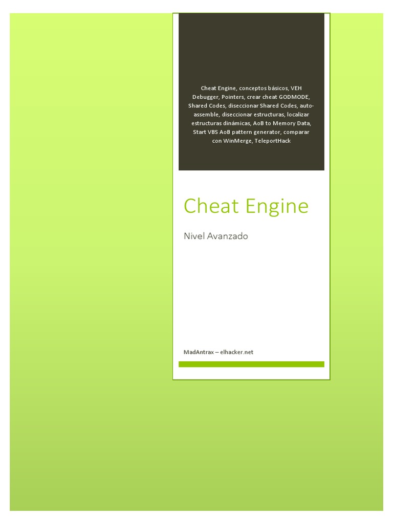 Tutorial Avanzado de Cheat Engine | PDF | Datos de computadora ...