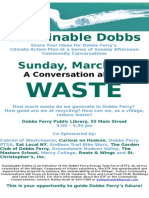 "Waste" Community Conversation