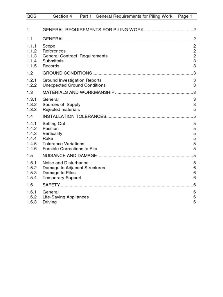 QCS 2007 0401 | PDF