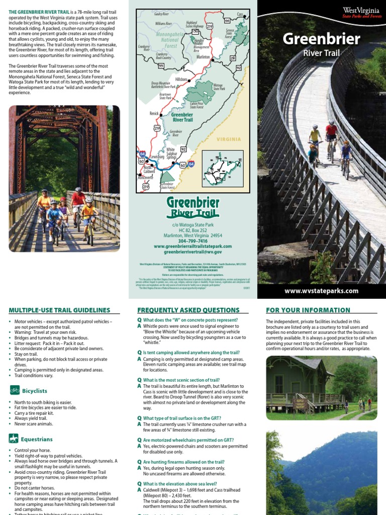 The Greenbrier River Trail: A Scenic Rail Trail Through West Virginia's 