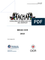 Becas CICR Yachay 2015