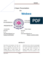 Webee Smart Home Paper Presentation