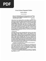 Download Thomas 1983 Cross Cultural Pragmatic Failure by Sirima Apicharin SN258926296 doc pdf