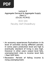 ECO 104 Faculty: Asif Chowdhury: Aggregate Demand & Aggregate Supply (Part 1) (Ch:20 P.O.M.E)