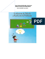 Manual de Aplicación Evaluación Del Cálculo y Resolución de Problemas