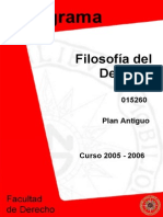 Filosofia Del Derecho - Plan Antiguo