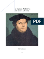 Martin Lutero - De Servo Arbitrio