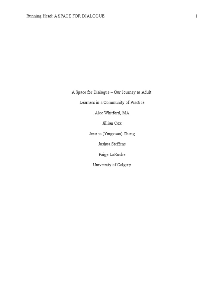 Reflection On Insight Gained | PDF | Conversation | Learning
