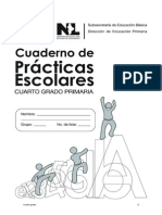 Cuaderno de Practicas Escolares de Cuarto Grado