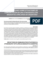 Migrantes Africanos Buenos Aires