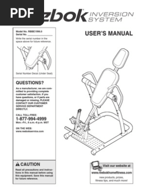 Elite fitness inversion table manual clearance