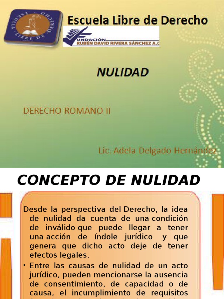 NULIDAD | PDF | Nulo (ley) | Ley común, image size:768x1024