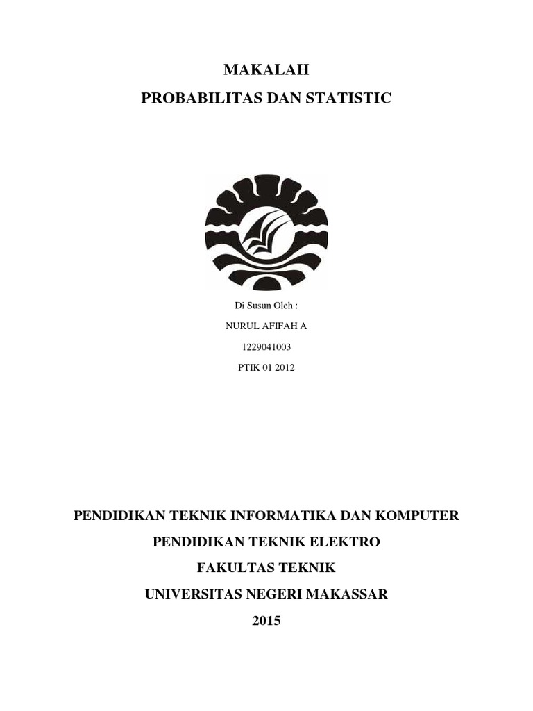 Makalah Statistika Dan Probabilitas
