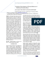 Experimental and Analytical Investigation of Flexural Behavior of Reinforced Concrete Beam