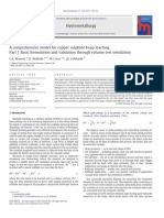 A Comprehensive Model for Copper Sulphide Heap Leaching_ Part 1 Basic Formulation and Validation Through Column Test Simulation