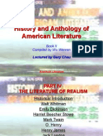 History and Anthology of American Literature