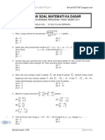 Salinan Matematika Dasar UMBPTN2011