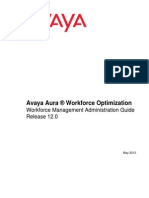 Avaya WFM Administration Guide PDF