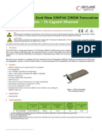 Itu CWDM / 70Km / 10 Gigabit Ethernet: Xpcxx070103D - Dual Fibre Xenpak CWDM Transceiver