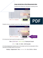 How To Find Velocity From Direct Measurement