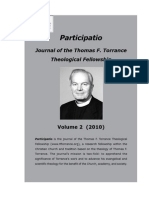 Participatio: Journal of The Thomas F. Torrance Theological Fellowship