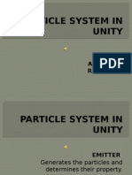 Unity Particle System Emitter, Animator, Renderer
