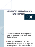 Herencia Autosomica Dominante 