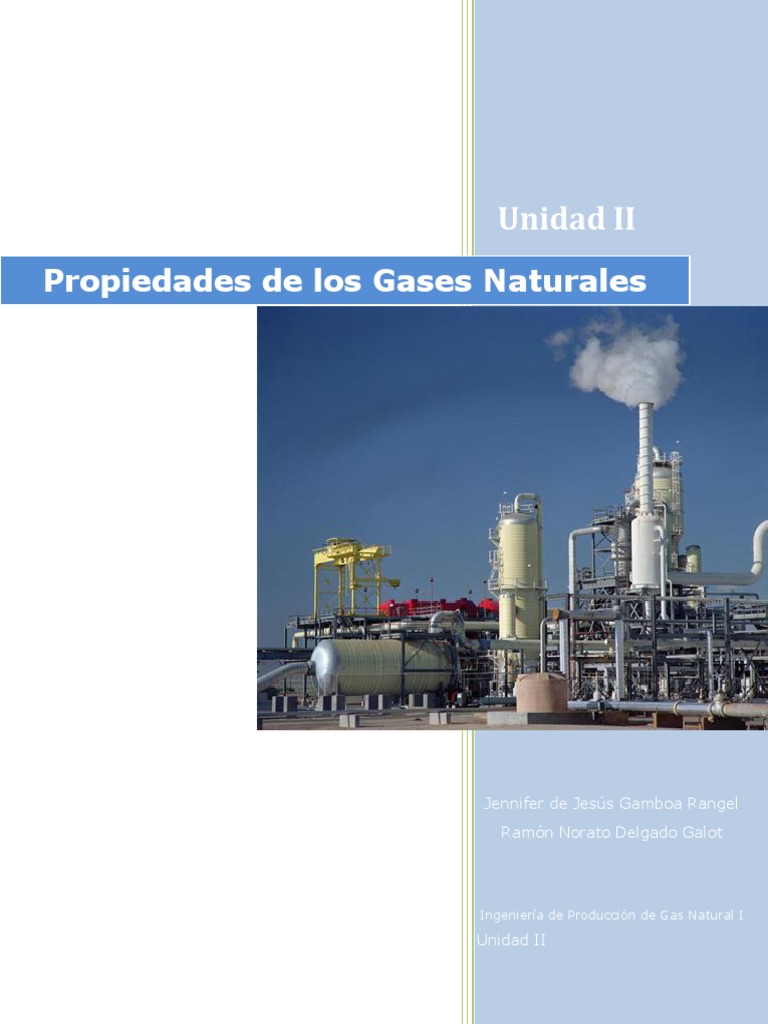 Propiedades y Ecuaciones de Gases Naturales | PDF | Gases | Viscosidad