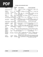 To Keep, Active and Passive Voices Tense Active Voice Passive Voice Active Sentence Passive Equivalent