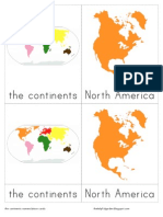 Continents Nomenclature