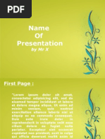 Name of Presentation: Bymrx