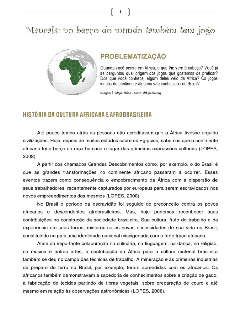 Jogos Africanos, PDF, África