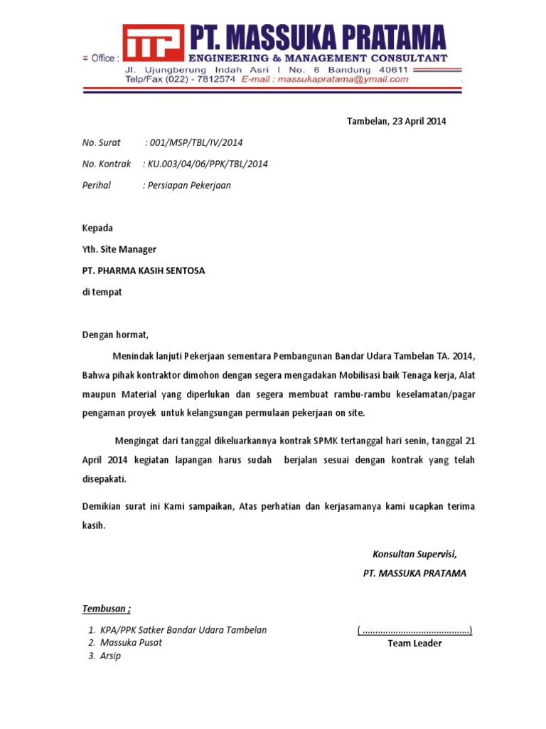 Contoh Surat Teguran Dari Ppk Kepada Kontraktor weblogging001