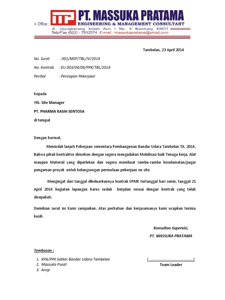 Contoh Surat Teguran Dari Ppk Kepada Kontraktor weblogging001