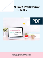 Consejos Para Posicionar Tu Blog