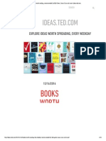 Books worth reading, rec...nd more | ideas.ted.com