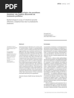 Levantamento Epidemiológico Das Parasitoses Intestinais