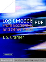 Cambridge University Press,.Logit Models From Economics and Other Fields.[2003.ISBN0521815886]
