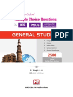 2500 MCQ for IESPSUs_General Studies