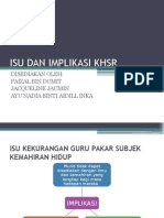 Isu Dan Implikasi KHSR