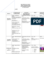 J&J Child Care Center Daily Session Plan Discoverers Group PY 2014-2015