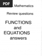 IB Math HL Functions and Equations Answers 