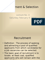 Recruitment & Selection